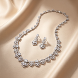 Pivoine Milano Sterling Silver and Crystal Bridal Necklace 7