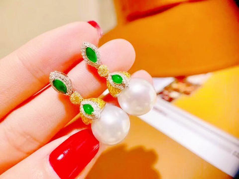 南洋珍珠耳環| 結婚禮物首飾｜珍珠耳環｜Akoya pearl earrings｜大溪地黑珍珠耳環｜ 結婚禮物首飾 |  新娘耳環 |  結婚耳環 ｜pearl earrings hk