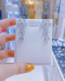 Pivoine Milano Sterling Silver and Crystal Bridal Earrings 76