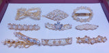 Pivoine Bridal Tiara Milano Pearl and Crystal Handmade Hairclips 4