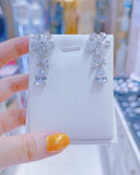 Pivoine Milano Sterling Silver and Crystal Bridal Earrings 76