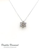 Daylily Diamond 18K GOLD 20 份雪花鑽石頸鍊