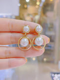 珍珠耳環| 結婚禮物首飾｜夾式耳環香港｜無耳洞耳環｜ clip on earrings｜clip earrings｜ 珍珠耳夾