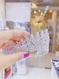 Pivoine Bridal Tiara Milano Sterling Silver and Crystal Princess Crown 37