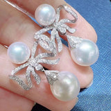 |南洋珍珠耳環| 結婚禮物首飾｜珍珠耳環｜Akoya pearl earrings｜大溪地珍珠耳環｜