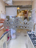 Pivoine Bridal Tiara Milano Sterling Silver and Crystal Princess Crown 55*
