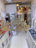 Pivoine Bridal Tiara Milano Sterling Silver and Crystal Princess Crown 54