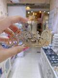 Pivoine Bridal Tiara Milano Sterling Silver and Crystal Princess Crown 54