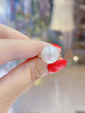 Lunachat 18K Gold 12mm 南洋白珍珠戒指