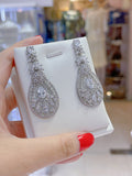 Pivoine Milano Sterling Silver and Crystal Bridal Earrings 47*