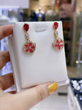 Pivoine Milano Sterling Silver and Crystal Bridal Earrings 103