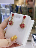 Pivoine Milano Sterling Silver and Crystal Bridal Earrings 103