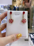 Pivoine Milano Sterling Silver and Crystal Bridal Earrings 103