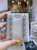 Pivoine Milano Sterling Silver and Crystal Bridal Earrings 86