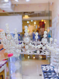 Pivoine Bridal Tiara Milano Sterling Silver and Crystal Princess Crown 46