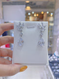 Pivoine Milano Sterling Silver and Crystal Earrings and Earclips 59*
