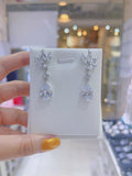 Pivoine Milano Sterling Silver and Crystal Earrings and Earclips 59*