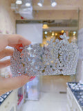 Pivoine Bridal Tiara Milano Sterling Silver and Crystal Princess Crown 20