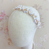 Pivoine Bridal Tiara Milano Sterling Silver and Crystal Handmade Hairpiece 83*