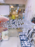 Pivoine Bridal Tiara Milano Sterling Silver and Crystal Princess Crown 23