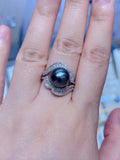 珍珠戒指 | 日本珍珠戒指 | pearl ring |  黑珍珠戒指