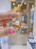 Lunachat Sterling Silver and Crystal Pearl Brooch Milano 8