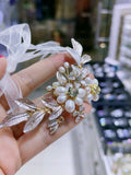 Pivoine Bridal Tiara Milano Sterling Silver and Crystal Wedding Corsage 6