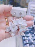 | 新娘耳環｜水晶耳環｜婚嫁首飾| 結婚耳環| 新娘首飾| 裙褂耳環|婚紗耳環