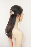 Pivoine Bridal Tiara Milano Sterling Silver and Crystal Handmade Hairpiece 28*