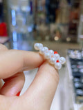 Lunachat 18K GOLD 4-5mm 日本AKOYA珍珠耳環