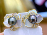 南洋珍珠耳環| 結婚禮物首飾｜珍珠耳環｜Akoya pearl earrings｜大溪地珍珠耳環｜