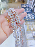 Pivoine Bridal Tiara Milano Sterling Silver and Crystal Handmade Hairpiece 4