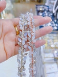 Pivoine Bridal Tiara Milano Sterling Silver and Crystal Handmade Hairpiece 4