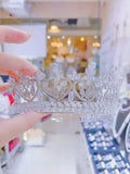 Pivoine Bridal Tiara Milano Sterling Silver and Crystal Princess Crown 48*