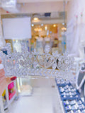 Pivoine Bridal Tiara Milano Sterling Silver and Crystal Princess Crown 48*