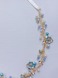 Pivoine Bridal Tiara Milano Sterling Silver and Crystal Handmade Hairpiece 67