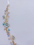 Pivoine Bridal Tiara Milano Sterling Silver and Crystal Handmade Hairpiece 67