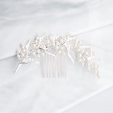 Pivoine Bridal Tiara Milano Sterling Silver and Crystal Handmade Hairpiece 62