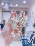 Lunachat 意大利工藝大鈴蘭花夾耳環Earclips