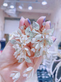 Lunachat 意大利工藝大鈴蘭花夾耳環Earclips