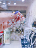 Lunachat 意大利工藝大銀花串夾耳環Earclips