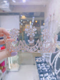 Pivoine Bridal Tiara Milano Sterling Silver and Crystal Princess Crown 35
