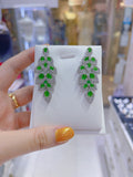 Pivoine Milano Sterling Silver and Crystal Bridal Earrings 50*