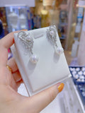 Pivoine Milano Sterling Silver and Crystal Bridal Earrings 94