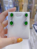 Pivoine Milano Sterling Silver and Crystal Bridal Earrings 10