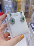 Pivoine Milano Sterling Silver and Crystal Bridal Earrings 79
