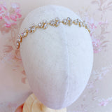 Pivoine Bridal Tiara Milano Sterling Silver and Crystal Handmade Hairpiece 42