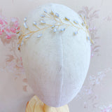 Pivoine Bridal Tiara Milano Sterling Silver and Crystal Handmade Hairpiece 59