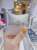 Pivoine Milano Sterling Silver and Crystal Bridal bracelet 4