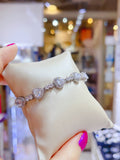 Pivoine Milano Sterling Silver and Crystal Bridal bracelet 20